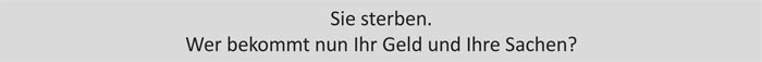 Schaubild zur Erbfolge in Leichter Sprache - Variante Einstieg