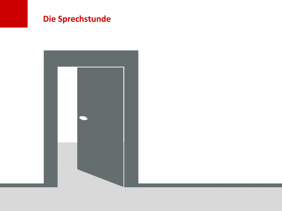 Folie Sprechstunde: Tür mit Fußleiste und Boden Folie Sprechstunde: Tür mit Fußleiste und Boden
