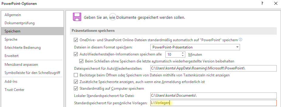 Powerpoint Eigene Präsentationsvorlagen Erstellen Speichern Und