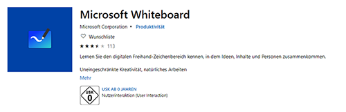 Microsoft Whiteboard im Microsoft Store Microsoft Whiteboard im Microsoft Store