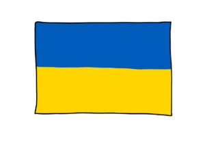 Nationalflagge der Ukraine